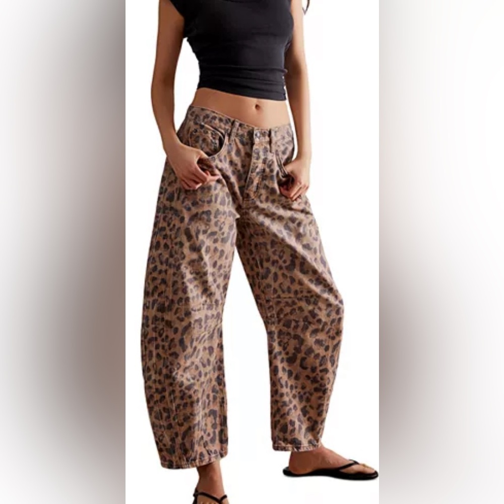 We The Free Animal Print Wide-Leg Pants
Worn once.